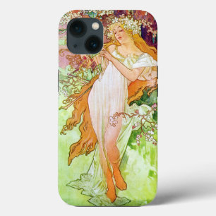 Etui iPhone 13 Alphonse Mucha Girl in Garden