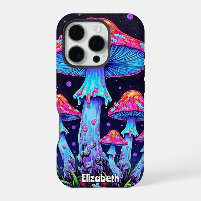 Coque iPhone Amas de champignons cosmiques (Verso)