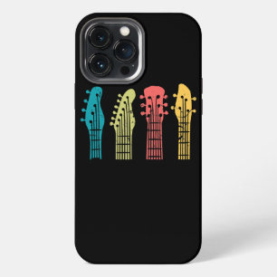 Etui iPhone 13 Pro Max Amateur de guitare Musicien Guitariste Rétro Couch