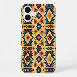 Coque iPhone 16 Plus Amateurs de motifs carrelés occidentaux