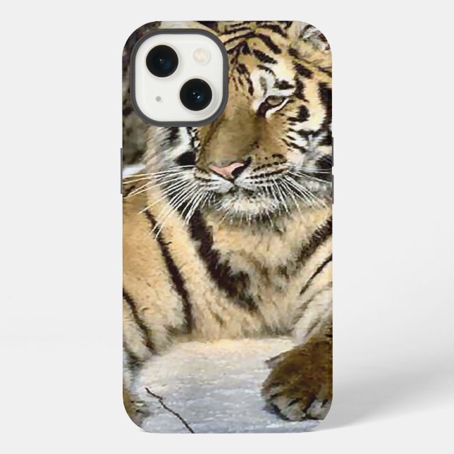 Coque iPhone Amateurs de tigres (Verso)