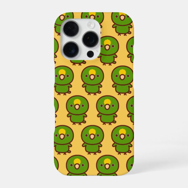 Coque iPhone Amazone à front jaune (Verso)