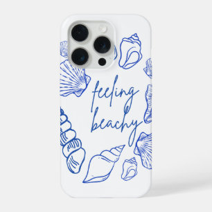 Coque iPhone 15 Pro Ambiance de plage coquillages esthétique