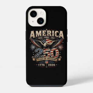 Coque Pour iPhone 14 Américain 250e anniversaire patriotique États-Unis