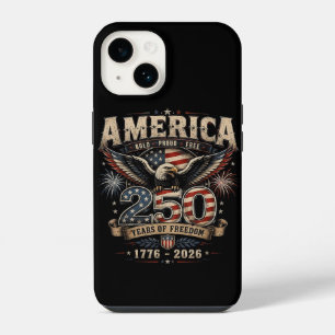 Coque Pour iPhone 14 Américain 250e anniversaire patriotique États-Unis