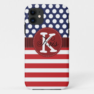 Coque iphone américain patriotique personnalisé