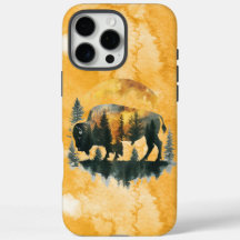 Coque iphone amérindien avec Buffalo
