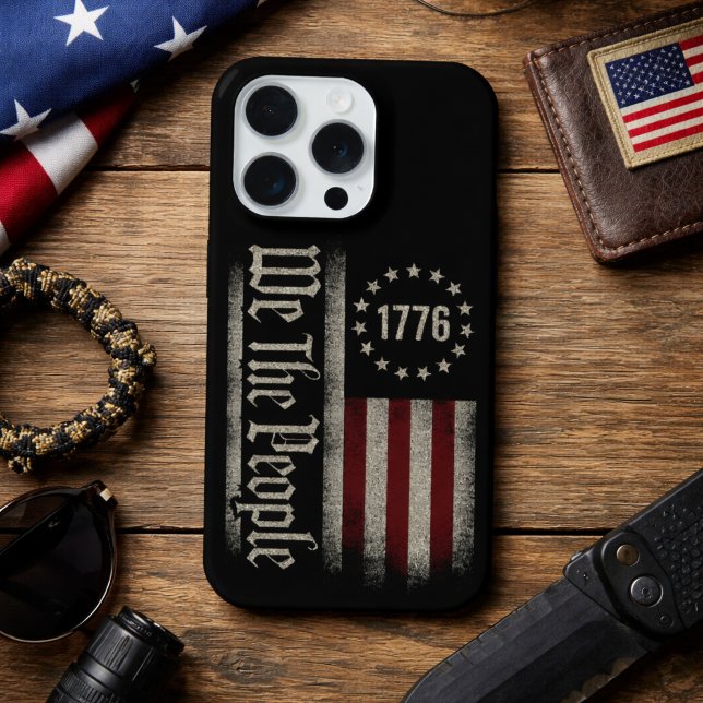 Coque iPhone Amérique Nous le Peuple 1776  (Créateur téléchargé)