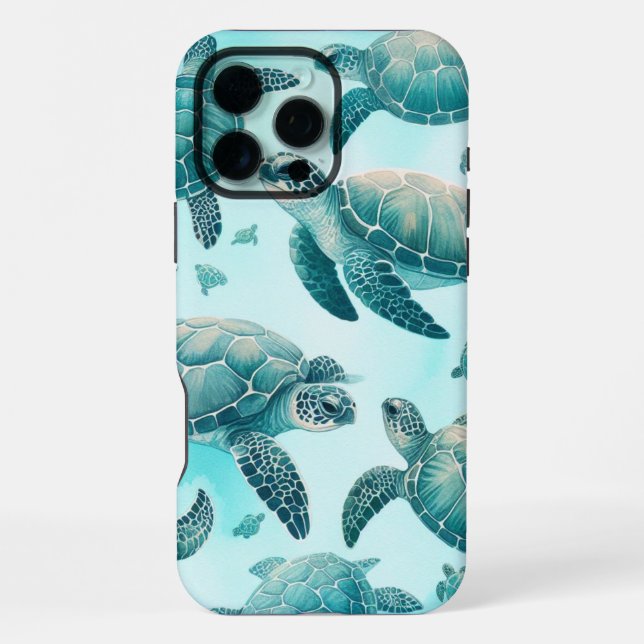 Coque iPhone Amis Tortues Marines (Verso)