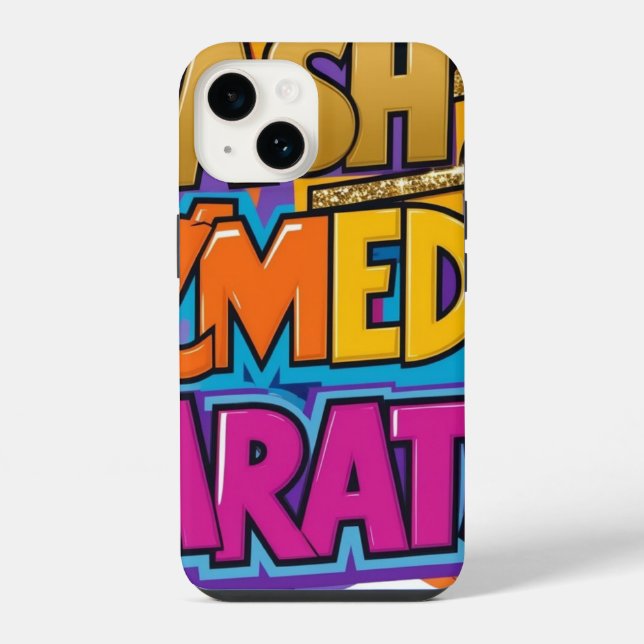 Coque iPhone Amit design coiffure belle (Verso)