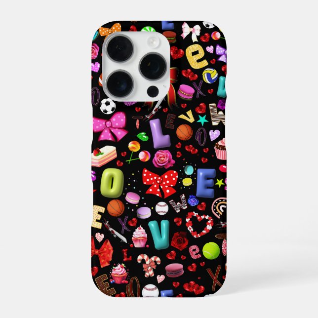 Coque iPhone Amour (Verso)