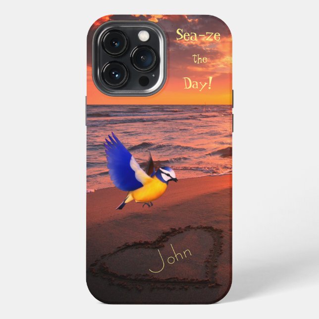 Coque iPhone Amour Amusant tendance mer - oiseau de mer (Verso)