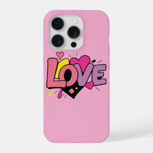 Coque iPhone 15 Pro Amour Art à l'aquarelle moderne pour la Saint-Vale