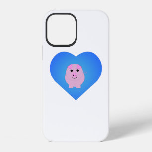 Coque iPhone 12 Amour de Cochon Mignon