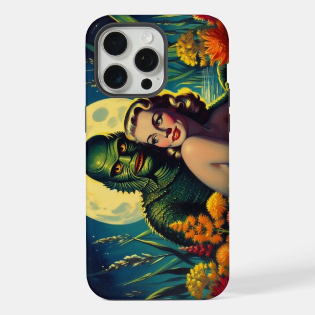 Coque iPhone Amour de lagune (Verso)