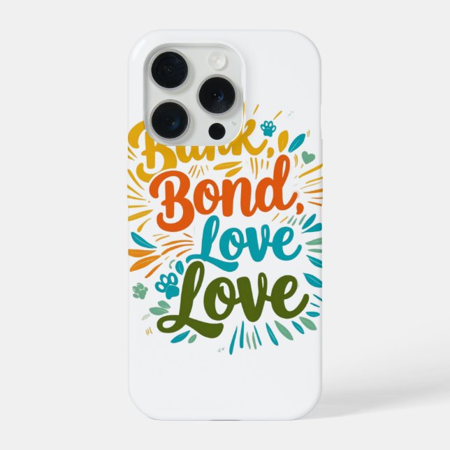 Coque iPhone Amour de Lien d'Écorce (Verso)