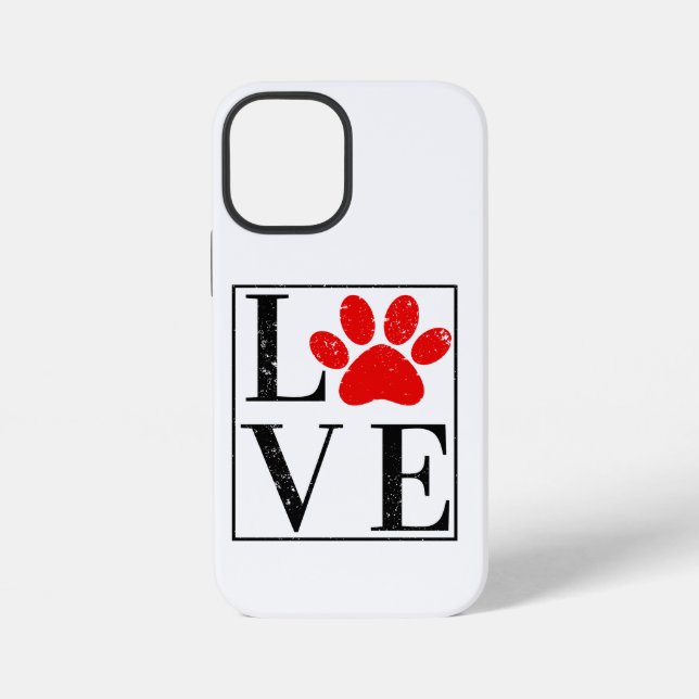 COQUE iPhone AMOUR EMPRUNTE D'ANIMAL CHIEN PROPRIÉTAIRE AMATEUR (Verso)