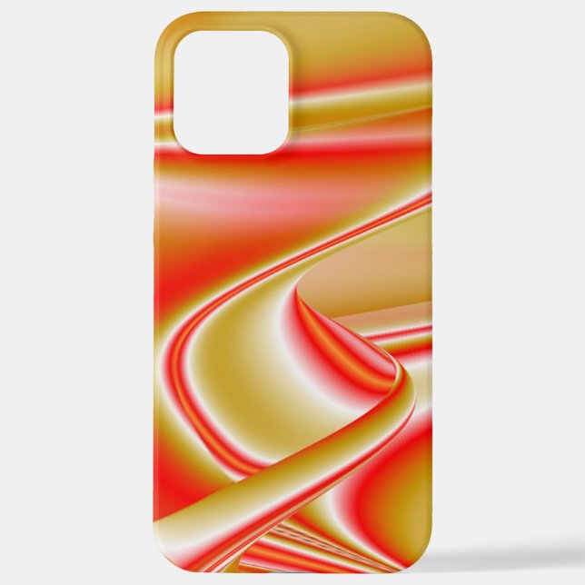 Coque iPhone Amour et Or Abstrait 3D Rainbowart (Verso)