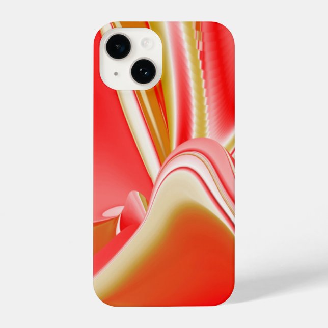 Coque iPhone Amour et Or Abstrait 3D Rainbowart (Verso)
