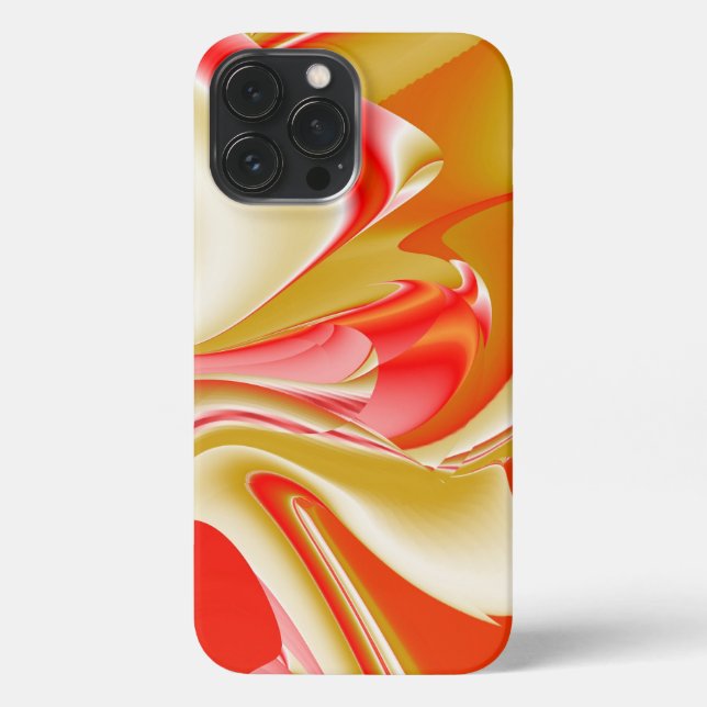 Coque iPhone Amour et Or Abstrait 3D Rainbowart (Verso)