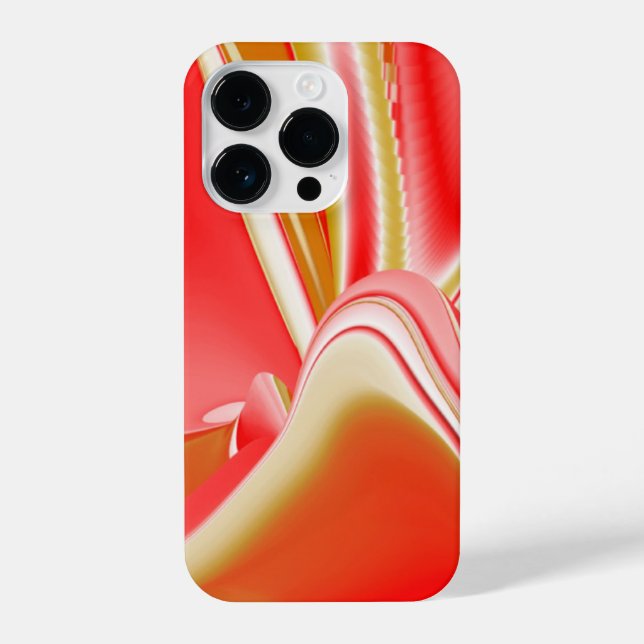 Coque iPhone Amour et Or Abstrait 3D Rainbowart (Verso)