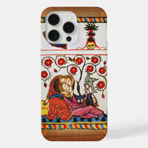Coque iPhone 15 Pro Max AMOUR ÉTERNEL Miniature Médiévale sur Parchemin