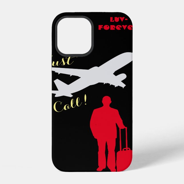 Coque iPhone Amour Éternel Noir (Verso)