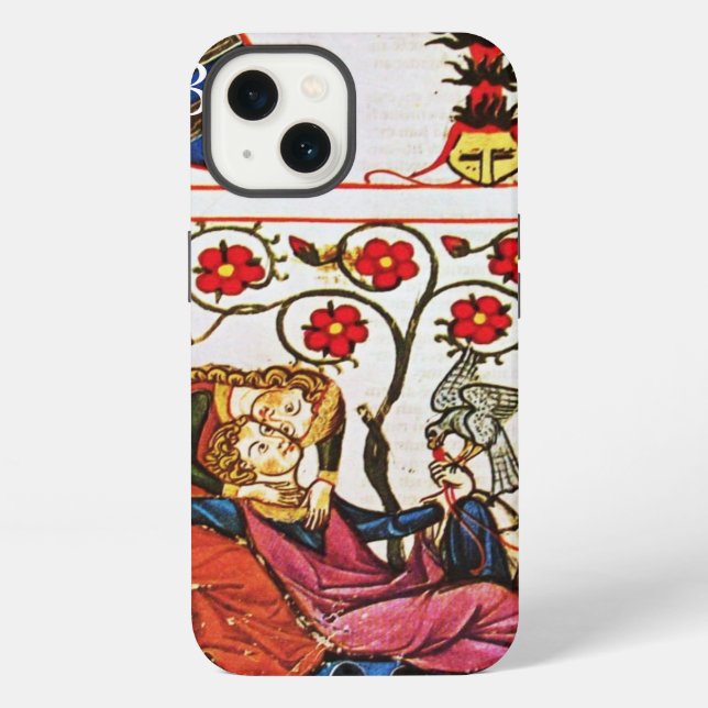 COQUE iPhone AMOUR ÉTERNEL PARCHEMIN MONOGRAMME (Verso)