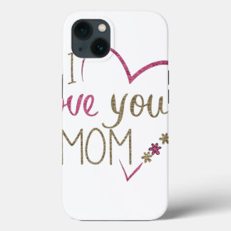 Etui iPhone 13 Amour Maman Mères Jour Coeur