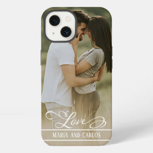 Etui iPhone 13 Amour Moderne Élégant Photo Tendance
