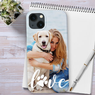 Coque iPhone 12 Pro Amour Personnalisé Moderne Photo de l'Animal Empre