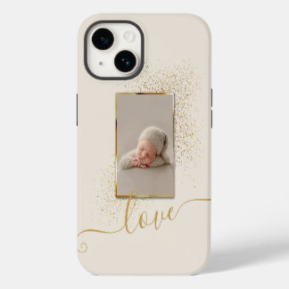 Coque Pour iPhone 14 AMOUR photo personnalisée