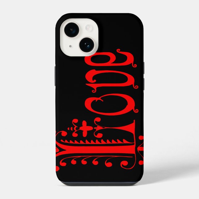 Coque iPhone Amour raffiné (Verso)
