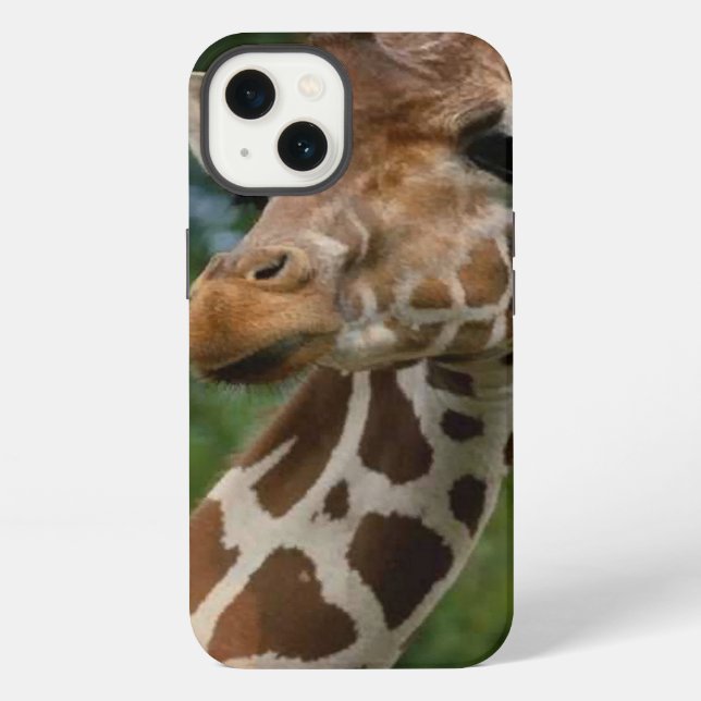 Coque iPhone Amoureux de girafes (Verso)