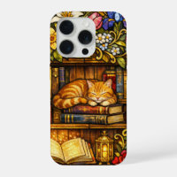 Amoureux de livres et de chats endormis Faux vitra