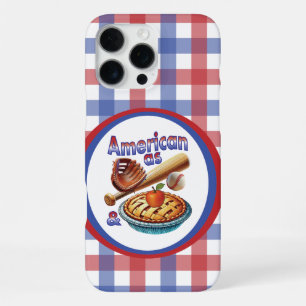 Coque iPhone 16 Pro Max Amusant américain comme le baseball et la tarte au