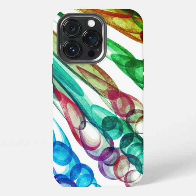 Coque iPhone Amusement de bulle tirée / Greenleaf / (Dos)