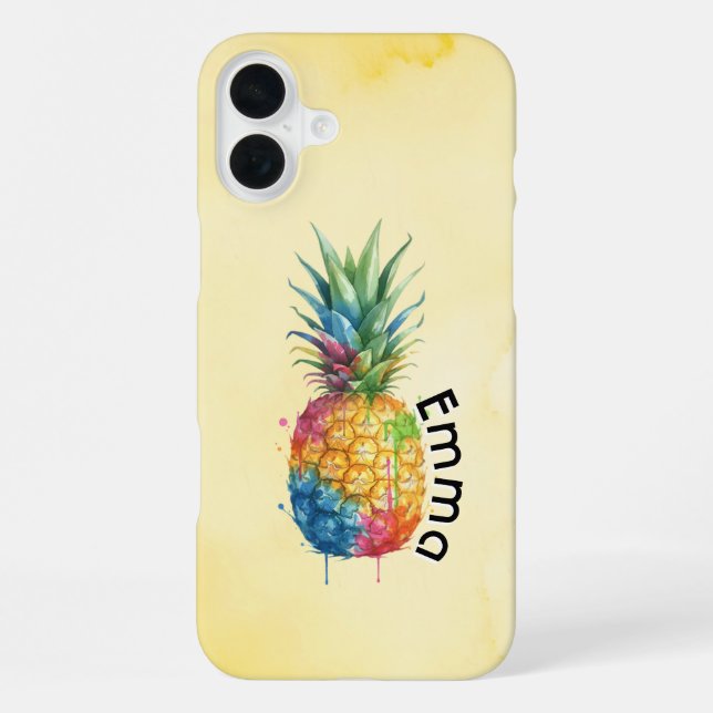 Coque iPhone Ananas (Verso)