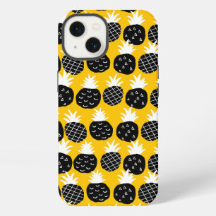 Etui iPhone 13 Ananas noirs