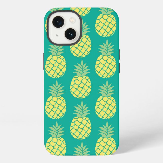 Coque iPhone Ananas Pastel (Verso)