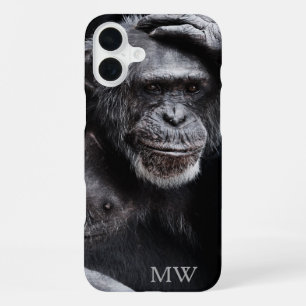 Coque iPhone 16 Plus Anciens étuis de téléphone à monogramme personnali