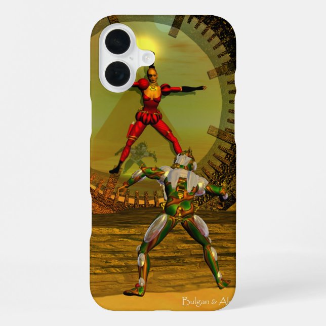 Coque iPhone ANDROID XENIA RENCONTRE CYBORG TITAN Sci-Fi (Verso)