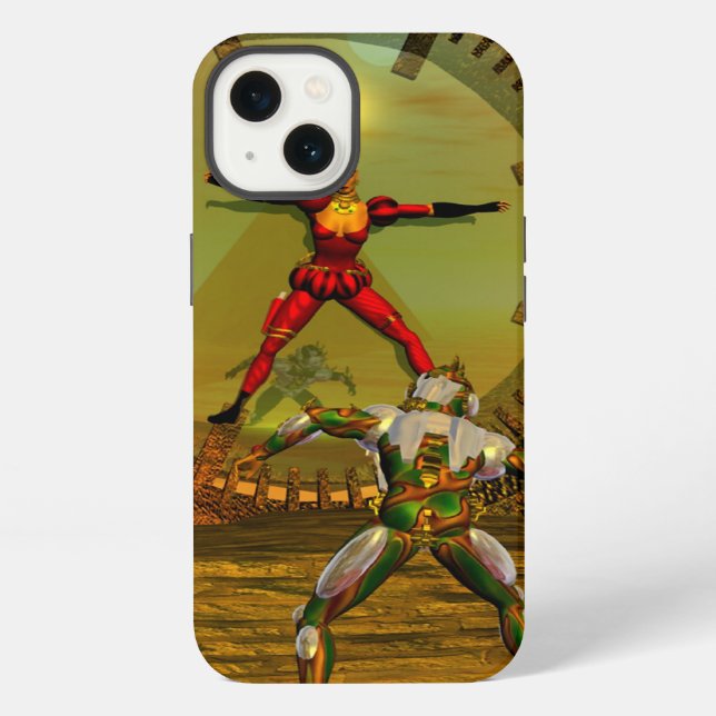 Coque iPhone ANDROID XÉNIA RENCONTRE CYBORG TITAN Sci-Fi (Verso)