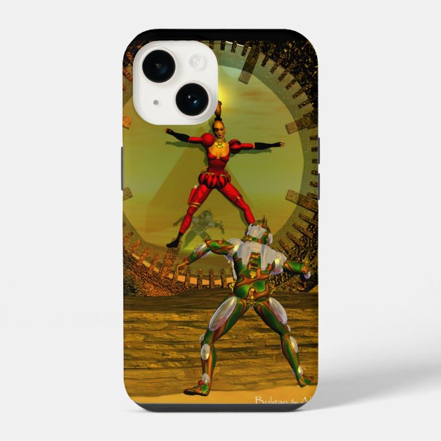 Coque iPhone ANDROID XÉNIA RENCONTRE CYBORG TITAN Sci-Fi (Verso)