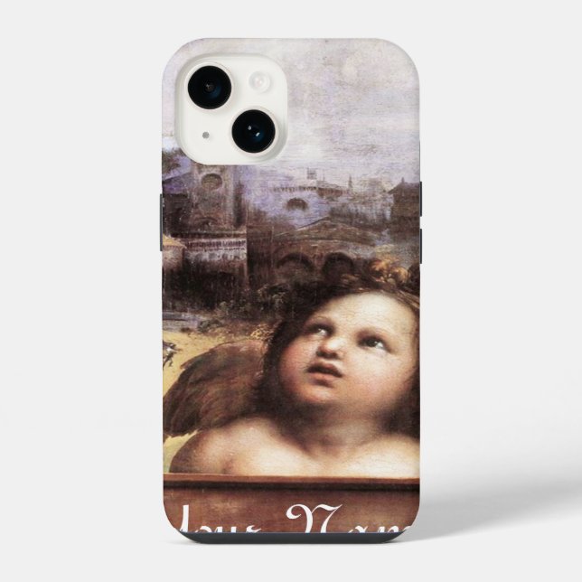 Coque iPhone ANGE ,Chérubin ailé (Verso)