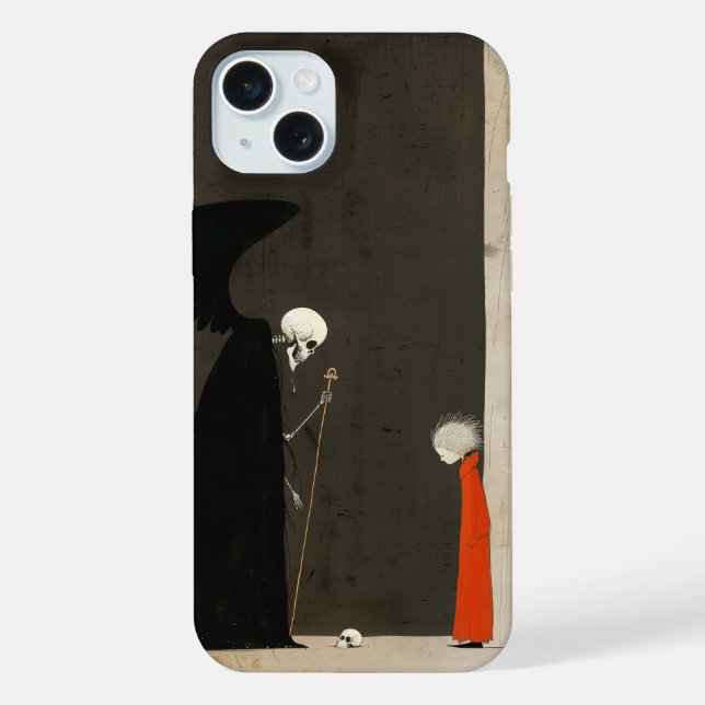 Coque iPhone Ange de la mort (Verso)