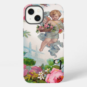 ETUI iPhone 13 ANGE DÉMONIAQUE CUEILLANT DES ROSES ET DES FLEURS
