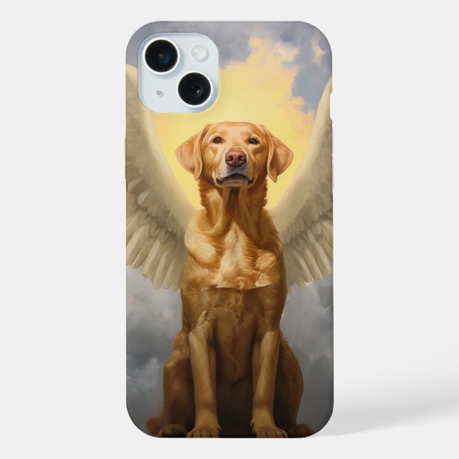 Coque iPhone Ange du labrador (Verso)