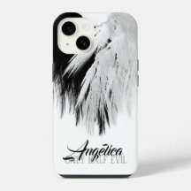 ANGEL AILES COEUR Noir+Blanc Seulement mi-mal Funn