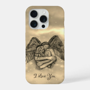Coque iPhone 15 Pro Angel Eros in Love
